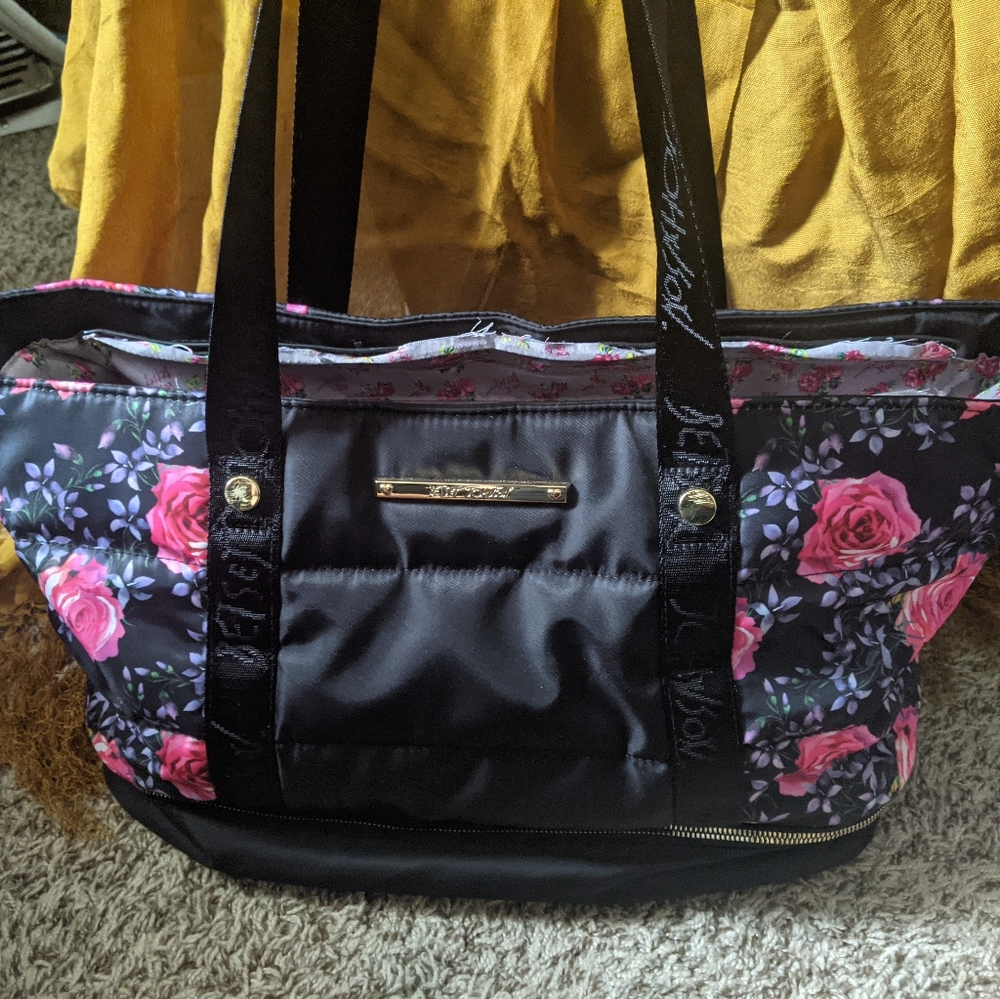 Black Betsey Johnson weekender bag
